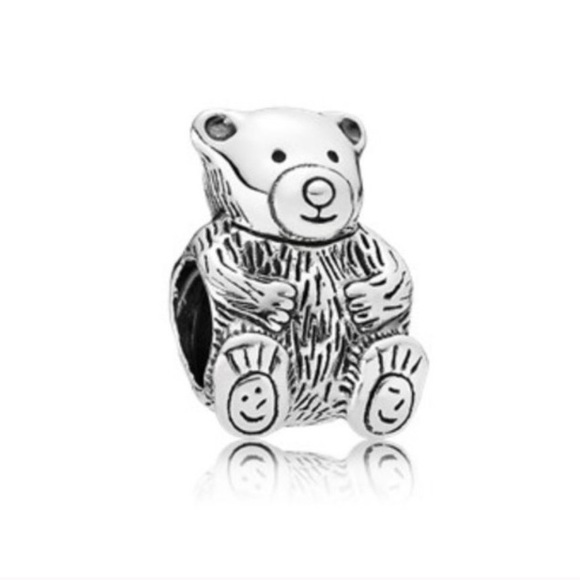 Pandora Retired Bear Charm 🐻-adorable 😎 Sterling Silver - Picture 1 of 5